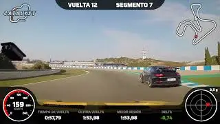 Hot lap JEREZ MeganeTrophy. ALVARO FONTES.