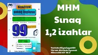 MHM SINAQ 1,2 İzahlar.