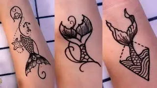 5 mẫu  H&igrave;nh xăm ti&ecirc;n c&aacute; đẹp  | Top 5 Mermaid Tattoo Designs, Tattoo Idea