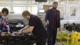 Производство логистических роботов Ronavi H1500 // Городские технологии, Россия24 (10.10.2020)