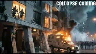 Grok Imagine Channel Trailer | Burned Truck, Zombie Horde & Trapped Couple