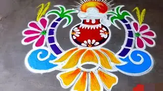 #sankranthi #sankrantimuggulu #rangolidesigns #kollamdesigns #pandugamuggulu #bhogi #kanuma #newyear