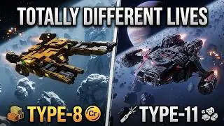 Type-8 vs Type-11 &ndash; Same Size, Totally Different Lives | Elite Dangerous