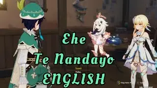 Paimon : EHE TE NANDAYO || GENSHIN IMPACT ORIGINAL ENGLISH VERSION || 4k 60fps ||