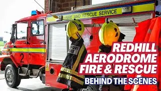 Inside Redhill Aerodrome Fire Service | A Day in UK Aviation Firefighting #behindthescenes