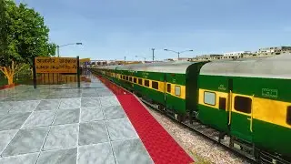 🚂 GaribRath Express - Ajmer to Makrera Jn. | Realistic Graphics MSTS - Open Rails Gameplay 