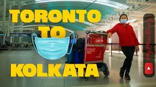 Авиаперелеты через AirIndia | Из Торонто в Калькутту через Дели | Канада в Индию | Январь 2022 г.