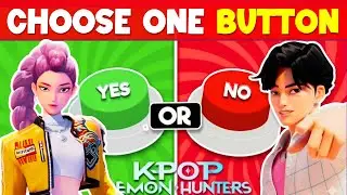 K-Pop Demon Hunters YES or NO 🎤😈 | Choose One Button Quiz