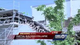 Building partially collapses in Liberty's historic square