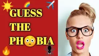 GUESS THE PHOBIA | CAN YOU NAME THE FEAR | Guess The Puzzle | guessooze | riddle | Puzzle |