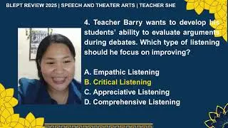 BLEPT Review 2025 | Speech and Theater Arts | Teacher Sheralyn