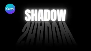 Canva Tutorial for Beginners : Perspective Text Shadow Effect 🔥