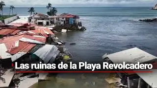 REVOLCADERO EN RUINAS | Una de las zonas más populares de Acapulco sufre por el paso de 
