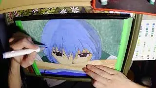 Rei Ayanami - Neon Genesis Evangelion - Speed Drawing.