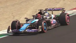 Alpine A524 F1 V6 Powered Car in Action- PURE Renault E-Tech RE24 SOUND at Monza, Monaco & Imola!!!