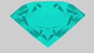 How to make a Diamond in 55 seconds! (Blender Tutorial)