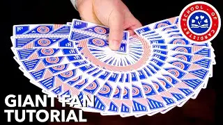 Cardistry for Beginners: Spreads - Giant Fan Tutorial