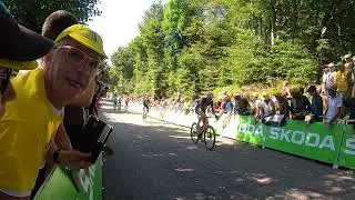 Tour de France 2022 Etape 7 la Super Planche des Belles Filles 200m de l'arrivée