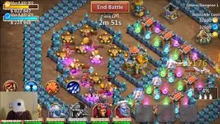 BRUTE FORCE and CRIT DAMAGE TESTED Castle Clash