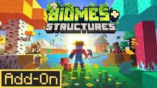 Biomes and Structures Add-On | NUEVO ADDON PARA MINECRAFT BEDROCK 1.21+ 2026 MARKETPLACE NEW.