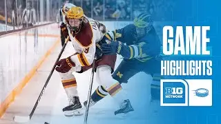 Michigan vs. Minnesota | Highlights | Big Ten Hockey | 01/17/26