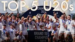 TOP 5 ENGLAND U20s | England U20 6 Nations Grand Slam Winner 2021