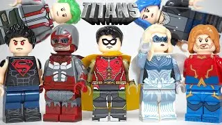 Titans Robin Dick Grayson Superboy DC Universe Teen Titans Unofficial Lego Minifigures