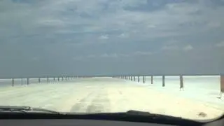 Driving Across the Great Oklahoma Salt Plains