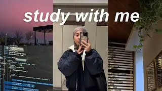 UNI VLOG: studying for midterms!