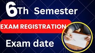 Degree sixth semester exam registration & exam date(3 year student),kerala university #asmedia