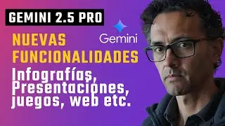Gemini 2.5 Pro & Flash: transforma tus clases con IA — presentaciones, webs y juegos en 1 clic