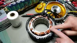 KO Moto FSPEC motor teardown 3 - loose winding mitigation
