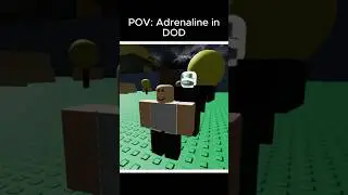 Adrenaline in Die Of Death 😭 | DIE OF DEATH ANIMATION #forsaken #dieofdeath #roblox