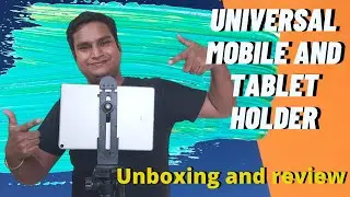 unboxing of Ulanzi 2 in 1 Pad Tablet Tripod Mount Adapter  Flexible Adjustable Clamp Tablet holder