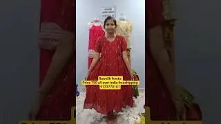 #raw silk frocks price 750 with India freeshipping order no 9133778181#shorts#youtube shorts