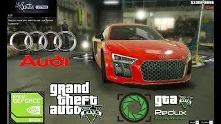 GTA 5 AUDI R8-V10  Car mod Redux Mod Make visual Great again Realistic Graphics