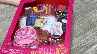 American Girl Doll Off To School Backpack