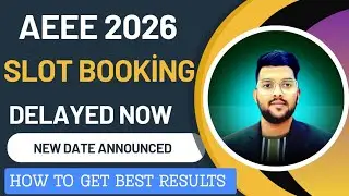 AEEE 2026 Big official update on slot booking | New date announced for slot booking #amrita #slot