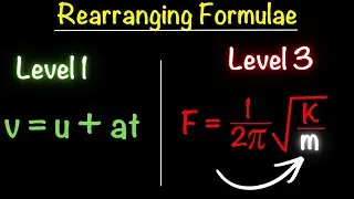 Rearranging Formulae &ndash; Changing the Subject | Step by Step