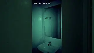 Ghost Caught in CCTV Mirror 😱 | Real Paranormal Footage #cctv #scary #ghost #horror