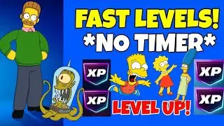 NEW Fortnite XP GLITCH MAP To LEVEL UP FAST  in THE SIMPSONS SPRINGFIELD! (EARN XP For BATTLE PASS!)