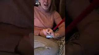 Mysterious magic ring lights up after electric shock
