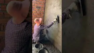 Brick wall making techniques using simple construction tools