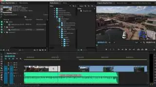 Time Lapse of Video Editing Timeline