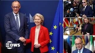 WATCH FULL ARRIVAL: EU Leaders Arrive in Brussels Amid Trump&rsquo;s Greenland & Tariff Showdown | AC14