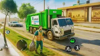 Garbage Truck Driving Games 3D | Realistic Trash Collection & City Cleaning Simulator 2025