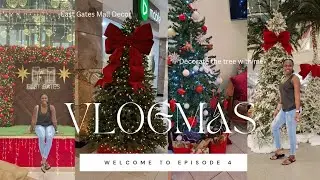 Vlogmas|Christmas Tree Decorating|South run|East Gates Mall Decor| Trinidad Vlog