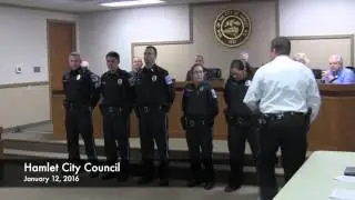 Hamlet City Council 01-12-16