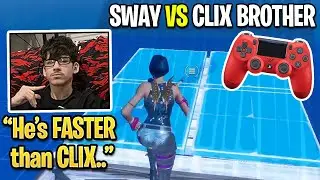 FaZe Sway vs Clix Brother on Controller FINALLY Happens! (Fortnite Season 3)