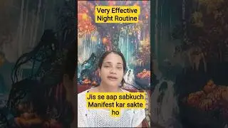 Night Routine to manifest everything #manifestation #mindset #positivity #feeling #shorts #goviral